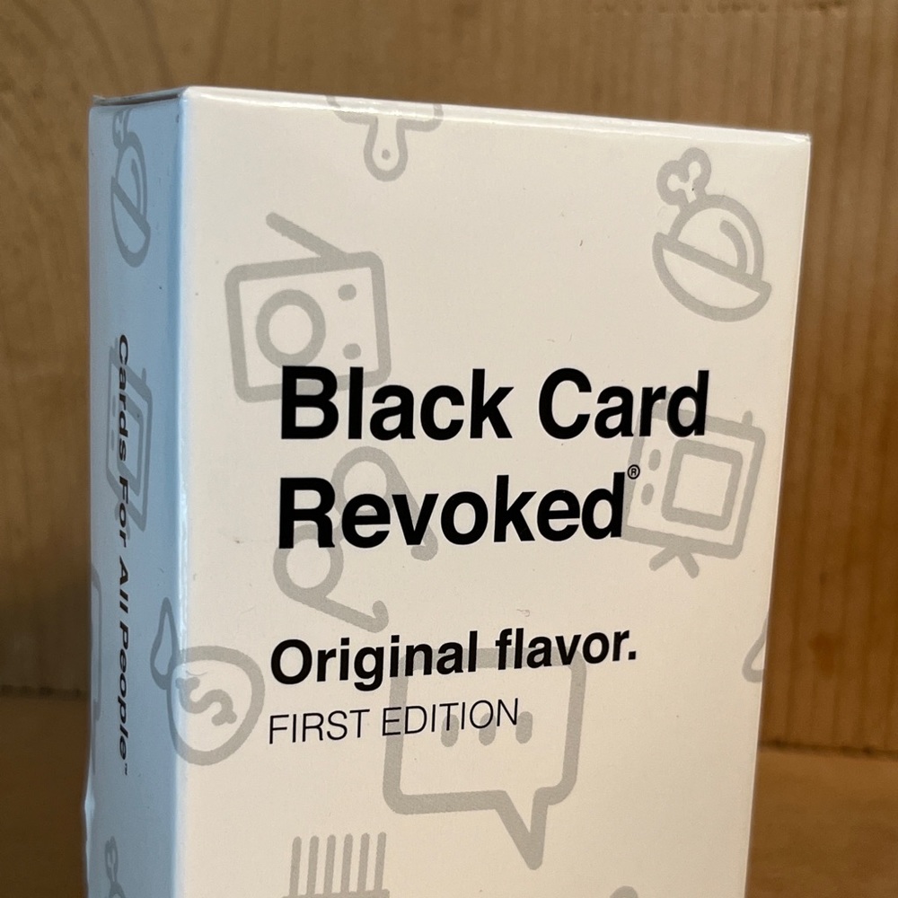 Black Card Revoked Original Flavor First Edition Card Game